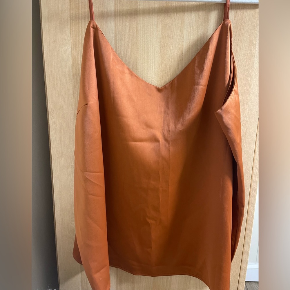 Plus size Basic Satin Strappy Satin